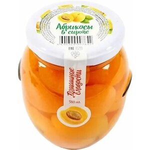 Домашние сладости, абрикосы консервированные, 530 г КДВ
