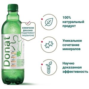 Donat Mg напрямую от производителя Вода лечебная минеральная, 500 мл х 1 шт