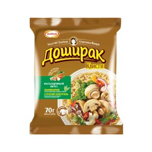 Doshirak Лапша быстрого приготовления Квисти со вкусом грибов, 70 г