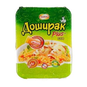 Doshirak Лапша быстрого приготовления Plus со вкусом курицы, 105 г