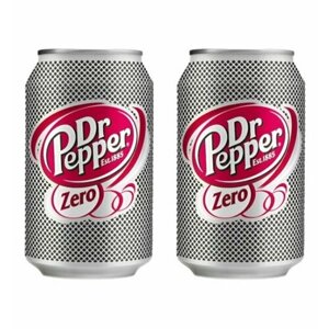 Dr. Pepper Газированный напиток Zero, 330 мл, 2 шт