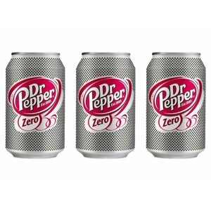 Dr. Pepper Газированный напиток Zero, 330 мл, 3 шт