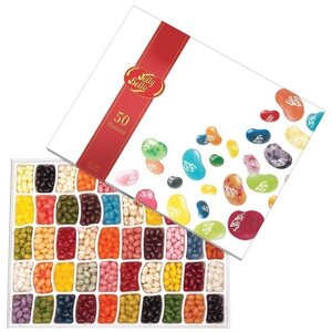 Драже жевательное Jelly Belly ассорти 50 вкусов 600 г подарочная коробка