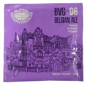 Дрожжи Beervingem для бельгийского пива "Belgian Ale BVG-06" 10г.