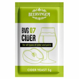 Дрожжи для сидра Beervingem Cider BVG-07, 5 г