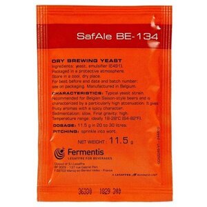 Дрожжи Fermentis Safale BE-134, 11.5 г