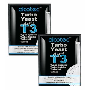 Дрожжи спиртовые Alcotec T3 Turbo, 2 шт. 240 гр.