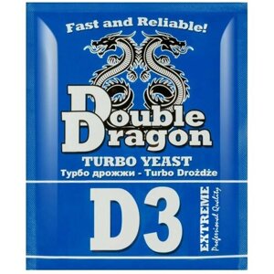Дрожжи спиртовые Double Dragon D3 Extreme, 1 шт. 92 гр.