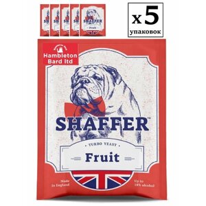 Дрожжи спиртовые SHAFFER Fruit Turbo, 5 упаковок