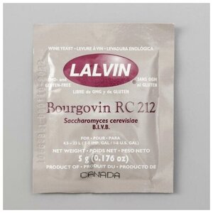 Дрожжи винные Lalvin Bourgovin RC212, 5 г
