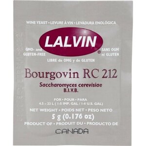 Дрожжи винные Lalvin Bourgovin RC212 5 шт.