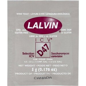 Дрожжи винные Lalvin White ICV D47 2 шт.