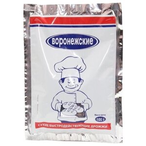 Дрожжи Воронежские хлебопекарные сухие быстродействующие (1 шт. по 100 г)