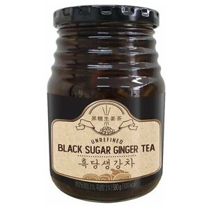 Джем имбирь с черным сахаром Da Jung Damizle Black sugar Ginger Tea, 580гр