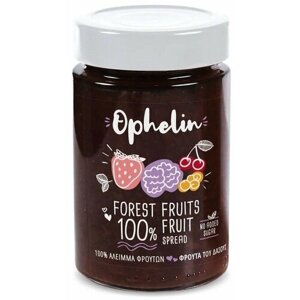 Джем лесные ягоды (100% фрукта, без сахара) Ophelin. Греция. 230г