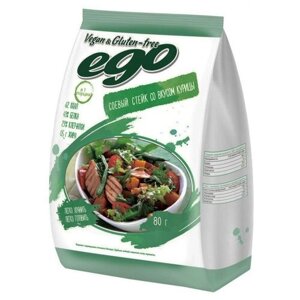 Ego Veg&Gluten-free Соевое мясо стейк со вкусом курицы 80 г