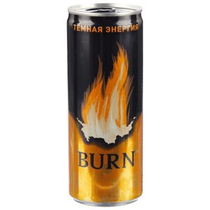 Энергетический напиток Burn Темная энергия тропические фрукты, кола, 0.25 л