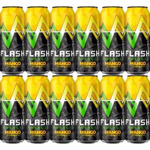 Энергетический напиток Flash Up Energy Манго-ананас 0.45 л ж/б упаковка 12 штук