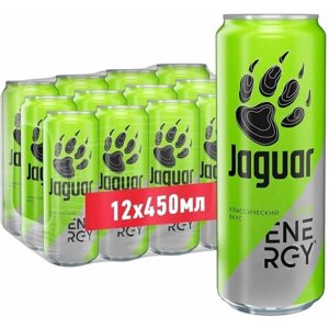 Энергетический напиток Jaguar, 0.45 л, 12 шт.