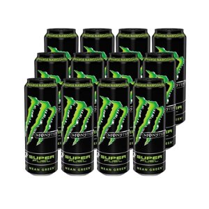 Энергетический напиток Monster Energy Super Fuel Green 0.568 л ж/б упаковка 12 штук (Ирландия)