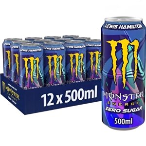 Энергетический напиток Monster (Монстер) Energy Lewis Hamilton, 0,5 л х 12 банок, Ирландия