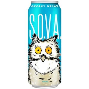 Энергетический напиток S. O. V. A., 0.45 л