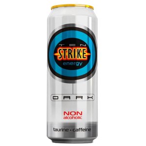 Энергетический напиток Ten Strike Dark, 0.45 л