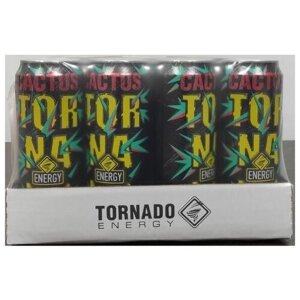 Энергетический напиток Торнадо Кактус 0.45 л ж/б упаковка 12 штук