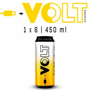 Энергетический напиток VOLT ENERGY 6 x 0,45 л Без сахара
