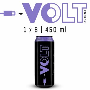 Энергетический напиток VOLT ENERGY 6 x 0,45 л Голубика, Гранат