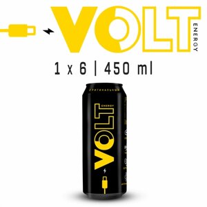 Энергетический напиток VOLT ENERGY 6 x 0,45 л Оригинал