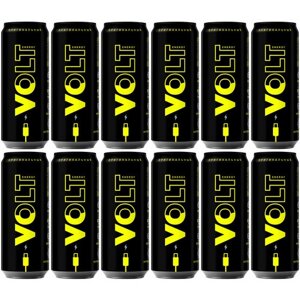 Энергетический напиток Volt Energy (Энергия Вольта) Оригинальный 0.45 л ж/б упаковка 12 штук
