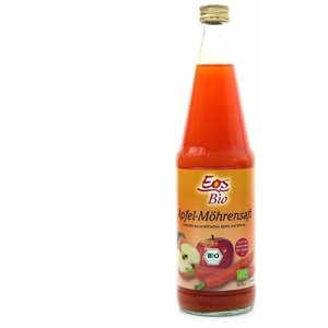 Eos Bio Сок Яблочно-Морковный, стеклянная бутылка 700 мл