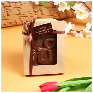 Фигурный шоколад Время Шоколада 8 марта Весна, 80 г, подарочная упаковка 80 г