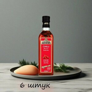 Filippo Berio Масло оливковое нерафинированное Extra virgin с чили, 250 мл, 6 шт