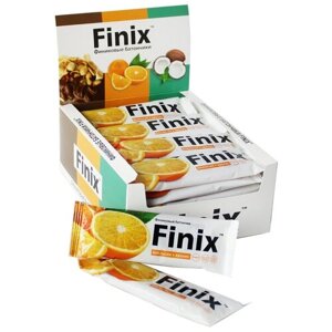 Финиковый батончик "Finix" с арахисом и апельсином 24 шт по 30 г