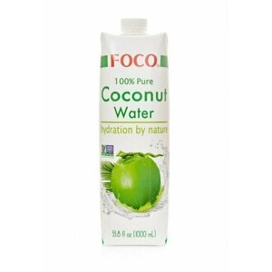FOCO Кокосовая вода 100%1л