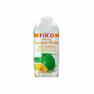 FOCO Кокосовая вода с манго, 330 мл