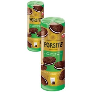 "Forsite", печенье-сэндвич с шоколадно-сливочным вкусом, 220 г