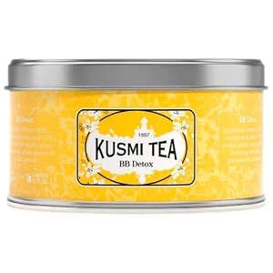 Французкий Чай зеленый листовой Kusmi Tea BB Detox, ББ Детокс, банка, 100гр.