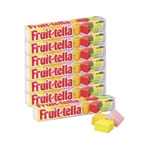 Fruittella ассорти Жевательные конфеты Ассорти с фруктовым соком, 41 г, блок, 7 уп.