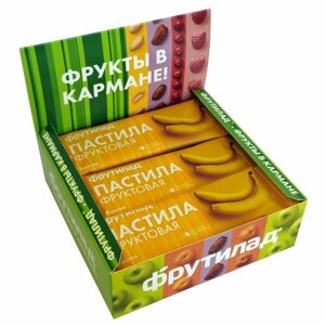 Фруктовая пастила Банановая 30 грамм*12 штук.