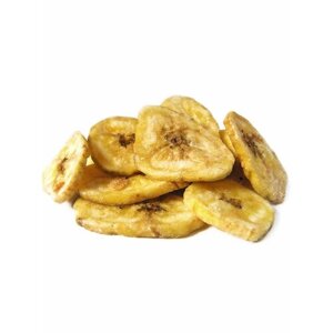 Фруктовые чипсы Сушеный Банан "Лумис", Вяленые фрукты премиум качества, Полезный перекус, Банановые чипсы ПП снеки, 500 гр