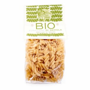 Фузиллони BIO, паста из твердых сортов пшеницы, UMBRO, 0,25 кг