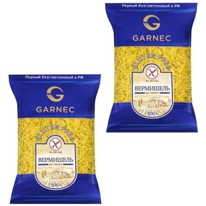 GARNEC Макаронные изделия Вермишель без глютена 300 г , 2 упаковки