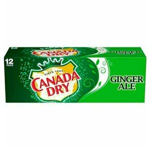 Газированный напиток Canada Dry Ginger Ale 12 шт по 0,355 л