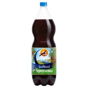 Газированный напиток Черноголовка Байкал, ПЭТ, 2 л, пластиковая бутылка