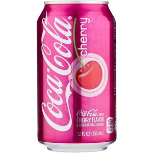 Газированный напиток Coca-Cola Cherry, США, 0.355 л, металлическая банка