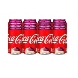 Газированный напиток Coca-Cola Cherry Vanilla, США, 0.355 л, металлическая банка, 12 шт.