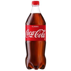 Газированный напиток Coca-Cola Classicкола, 1 л, пластиковая бутылка